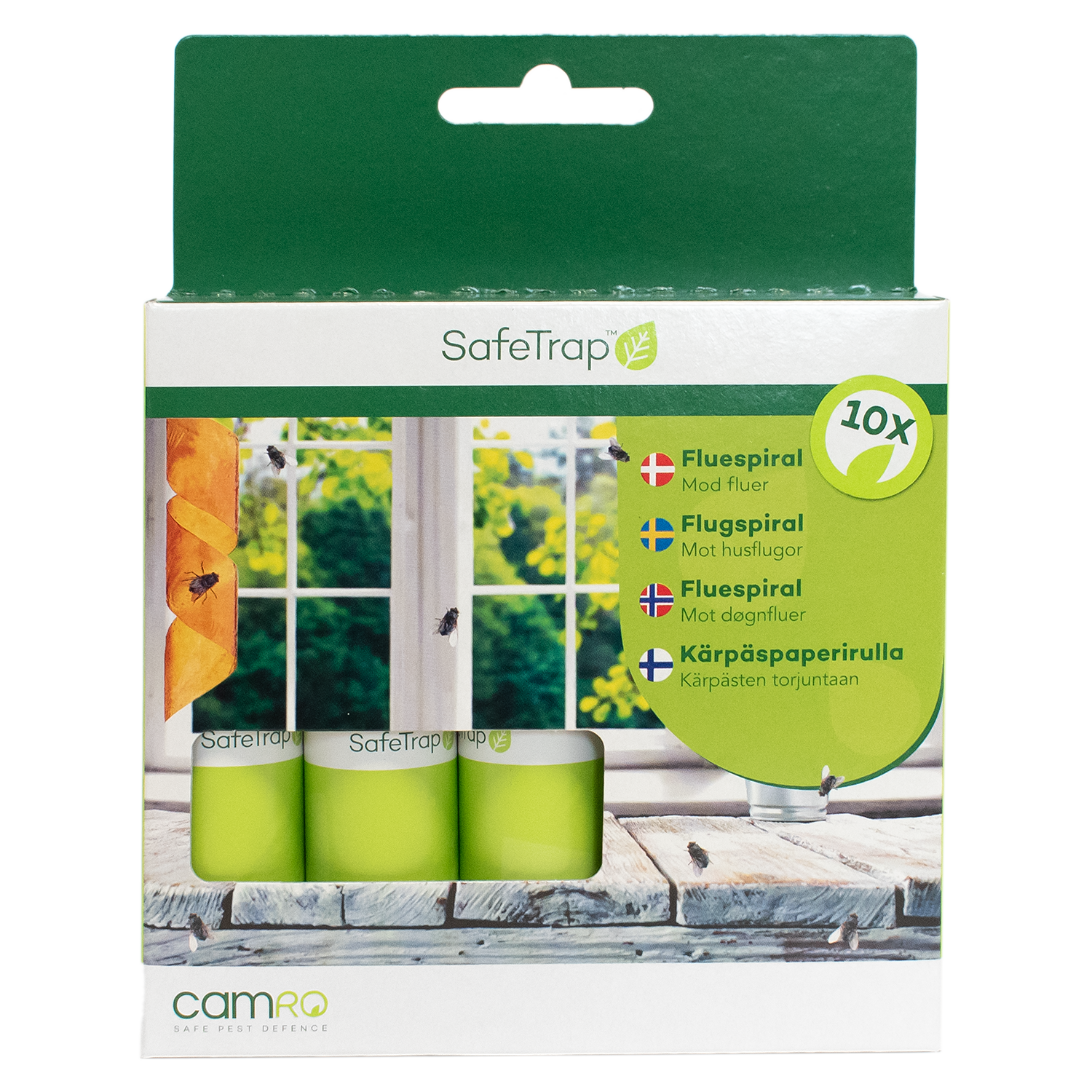 SafeTrap Fluespiral Mod Fluer (x10) SafeTrap Fluespiral Mod Fluer (x10)