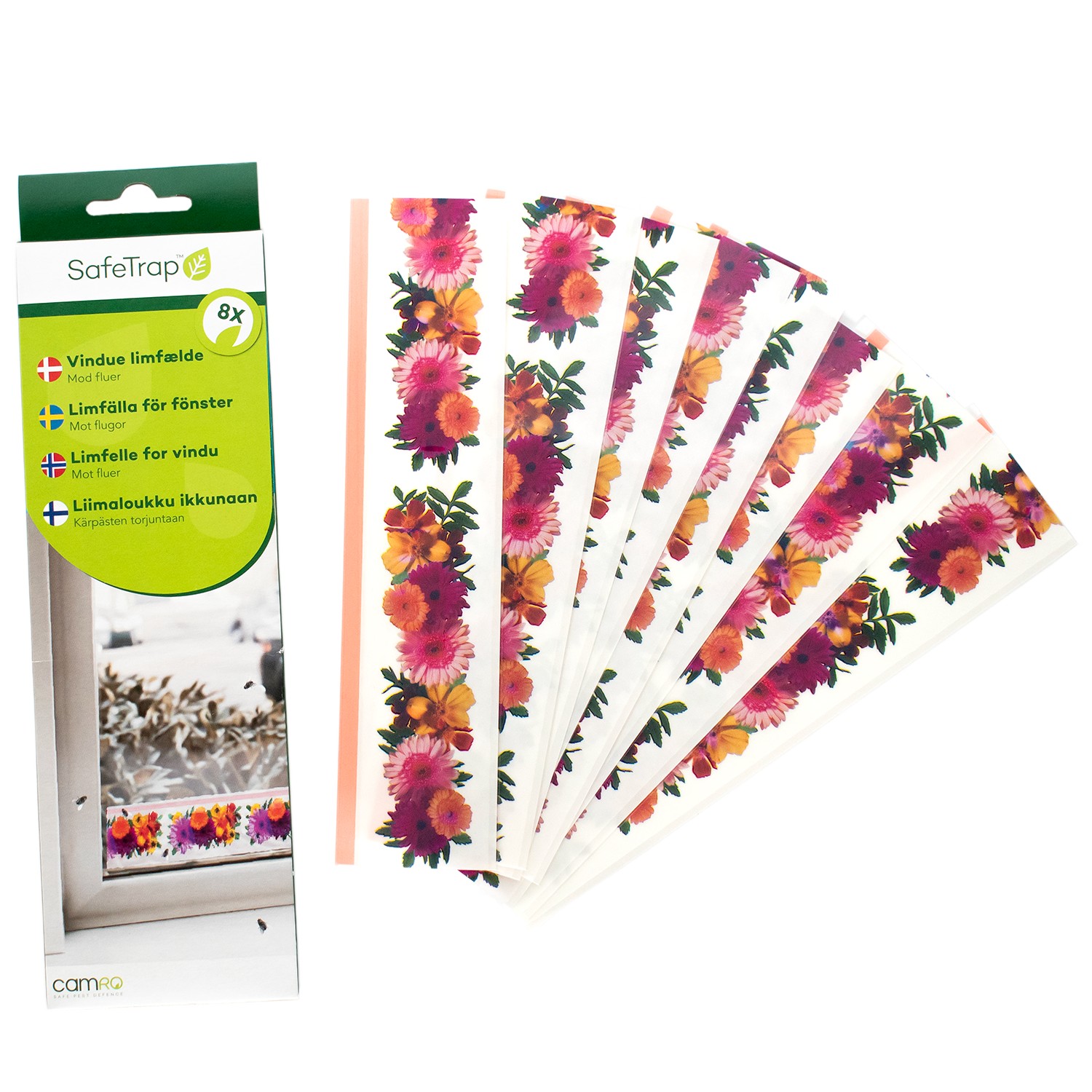 SafeTrap Vinduesfælde Mod Fluer (x8) SafeTrap Vinduesfælde Mod Fluer (x8)