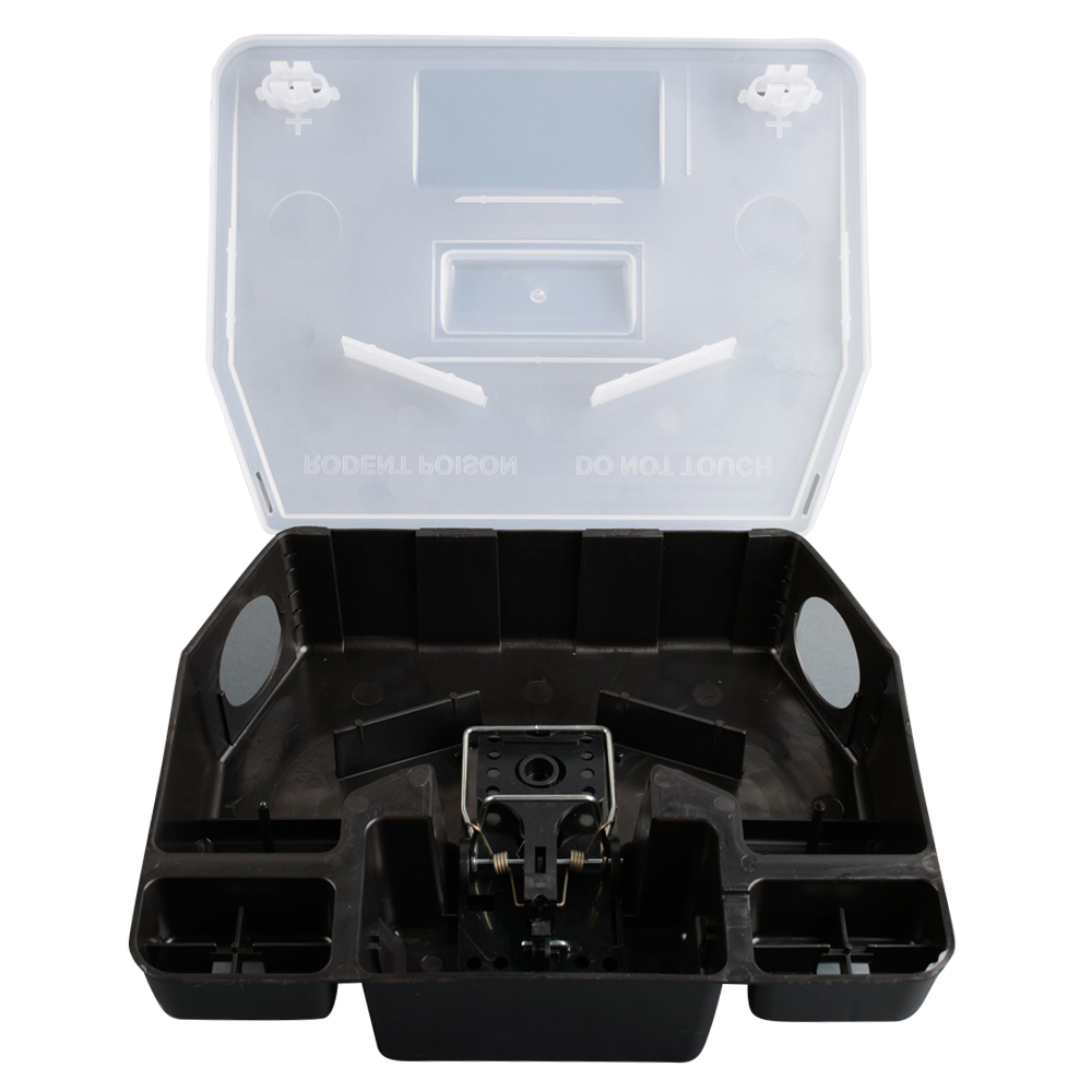 Depot mod Rotter, sort med transparent låg Depot mod Rotter, sort med transparent låg