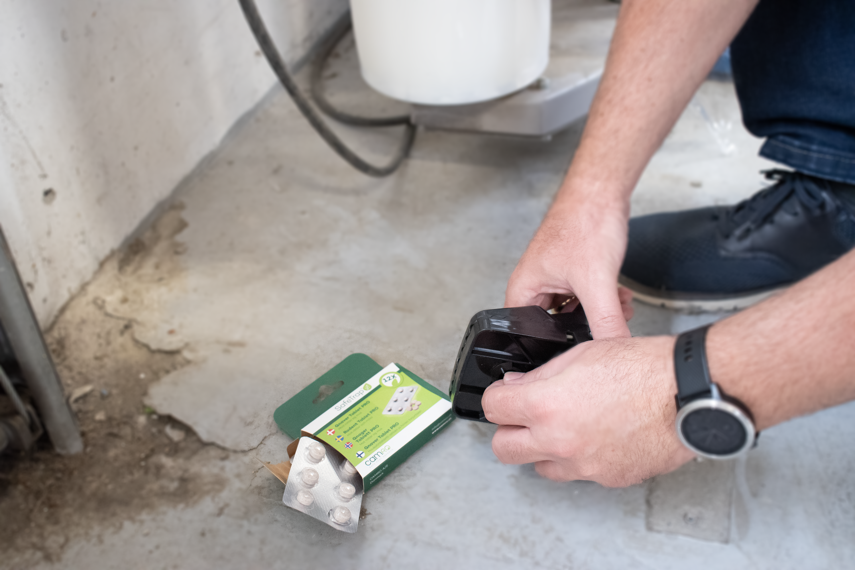 SafeTrap Rottefælde C-REX smækfælde Mod Rotter SafeTrap Rottefælde C-REX smækfælde Mod Rotter