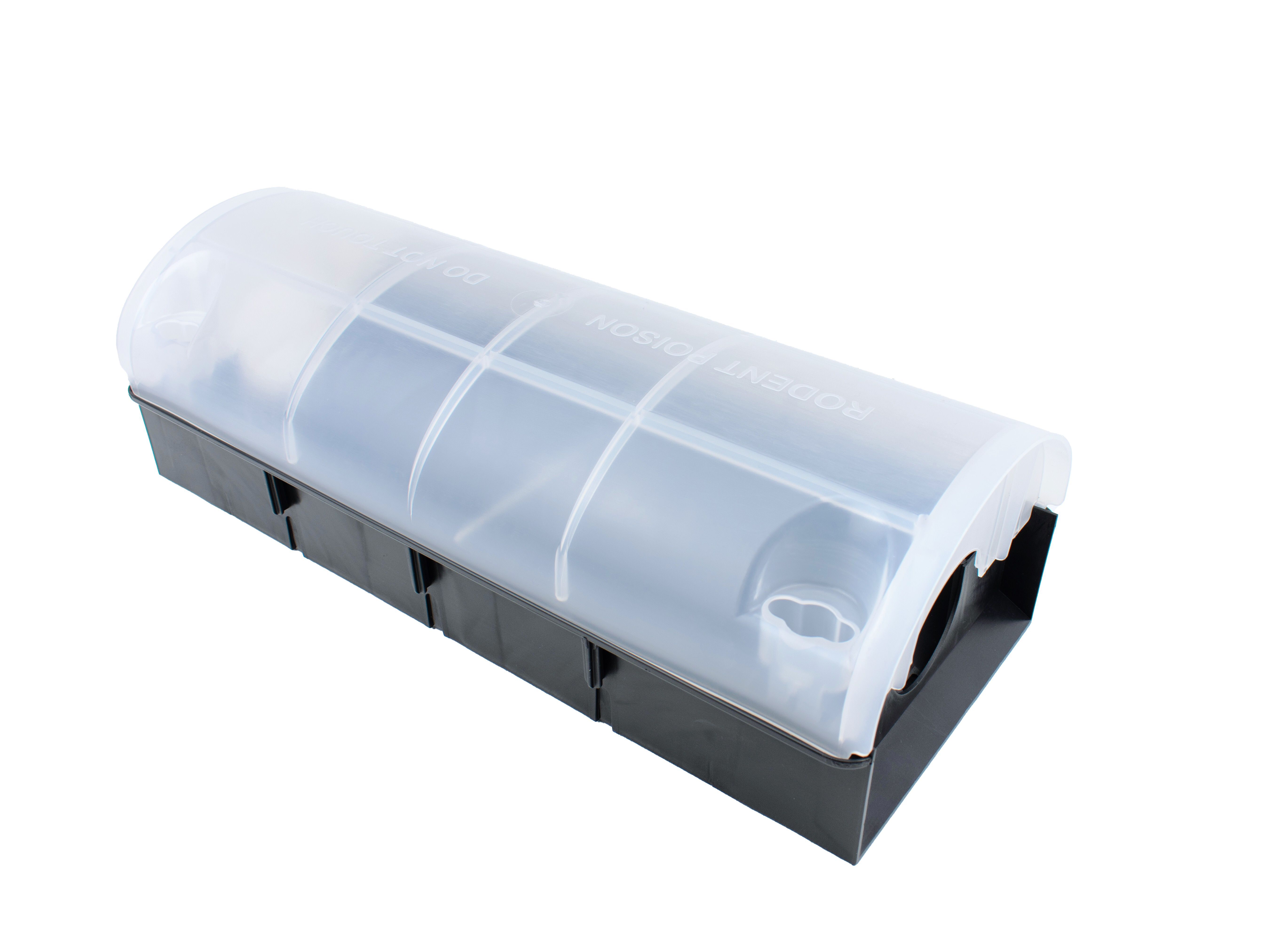 Multifunktionelt depot mod Rotte, sort med transparent låg Multifunktionelt depot mod Rotte, sort med transparent låg