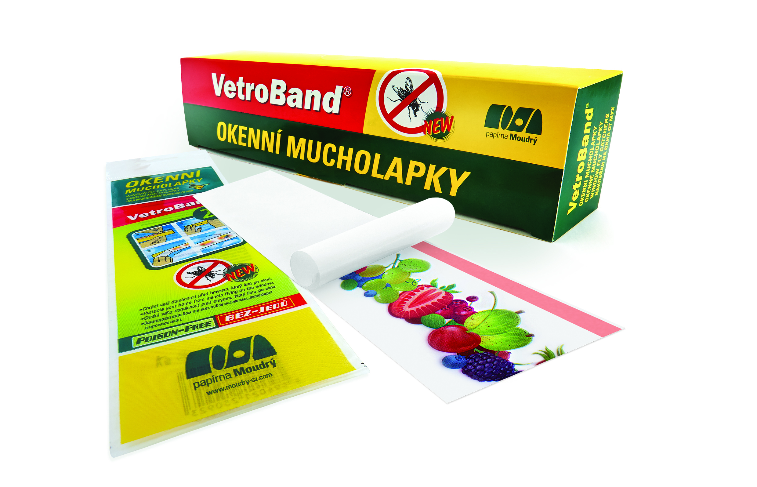 VETROBAND limpladefælde til vindue, mod fluer VETROBAND limpladefælde til vindue, mod fluer