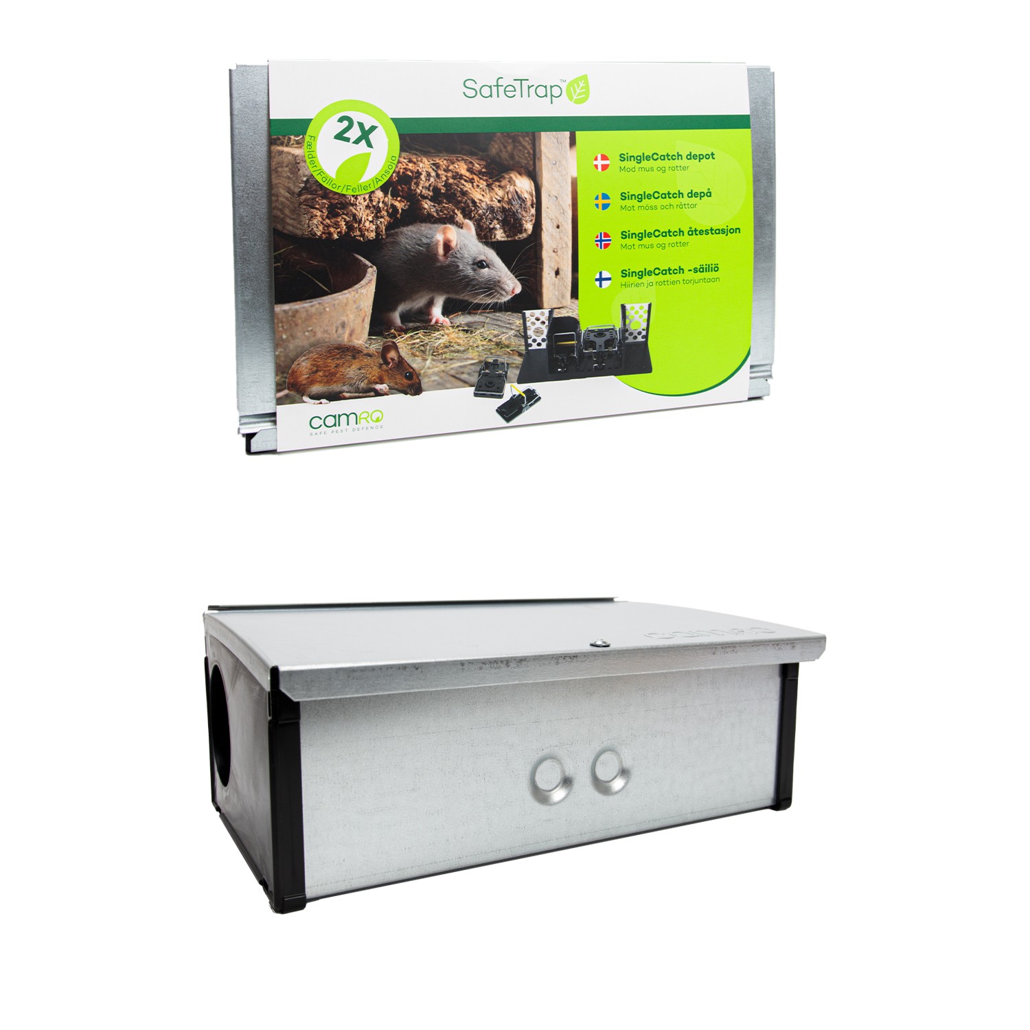 SafeTrap SingleCatch Mod mus og rotter SafeTrap SingleCatch Mod mus og rotter
