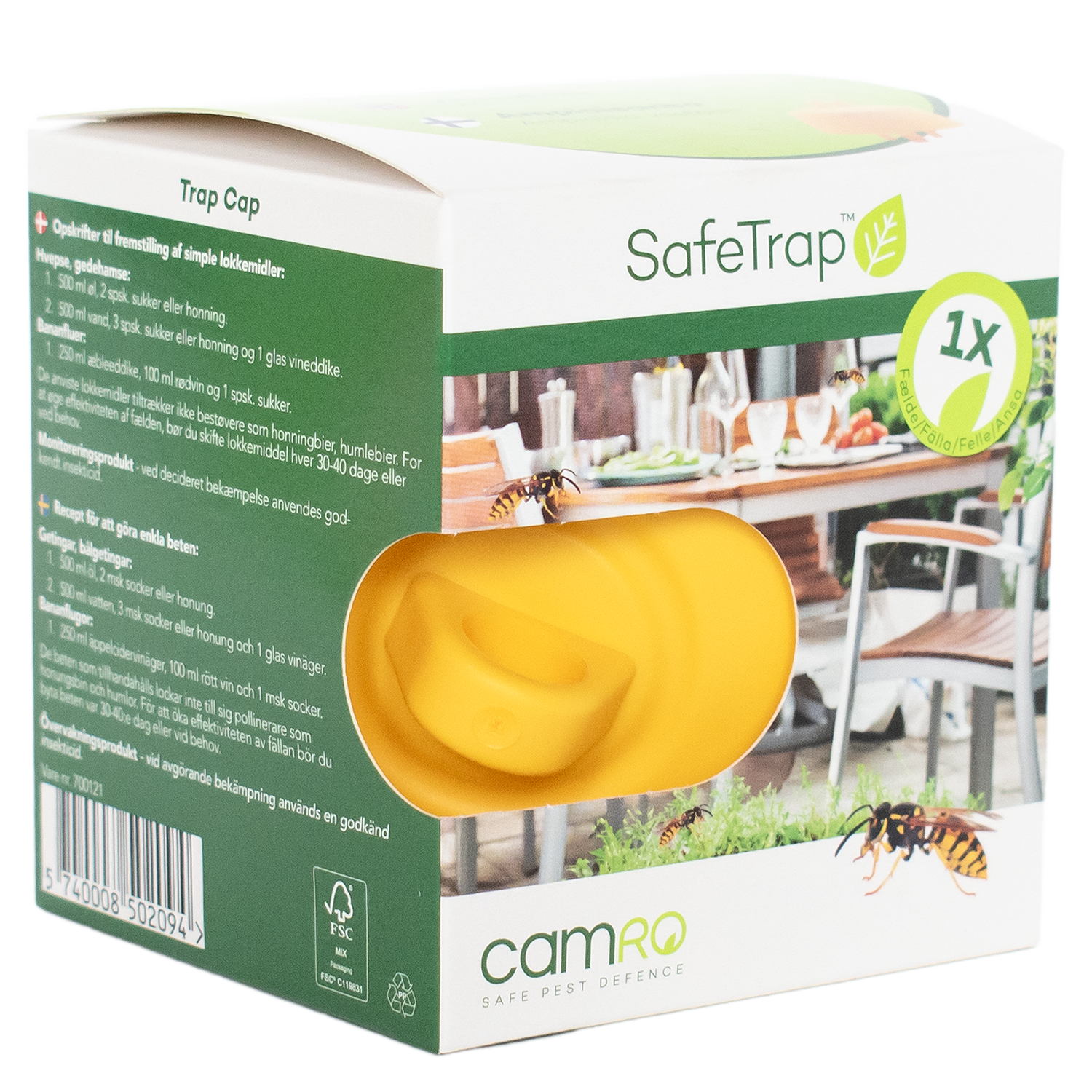 SafeTrap Hvepsefælde Trapcap SafeTrap Hvepsefælde Trapcap