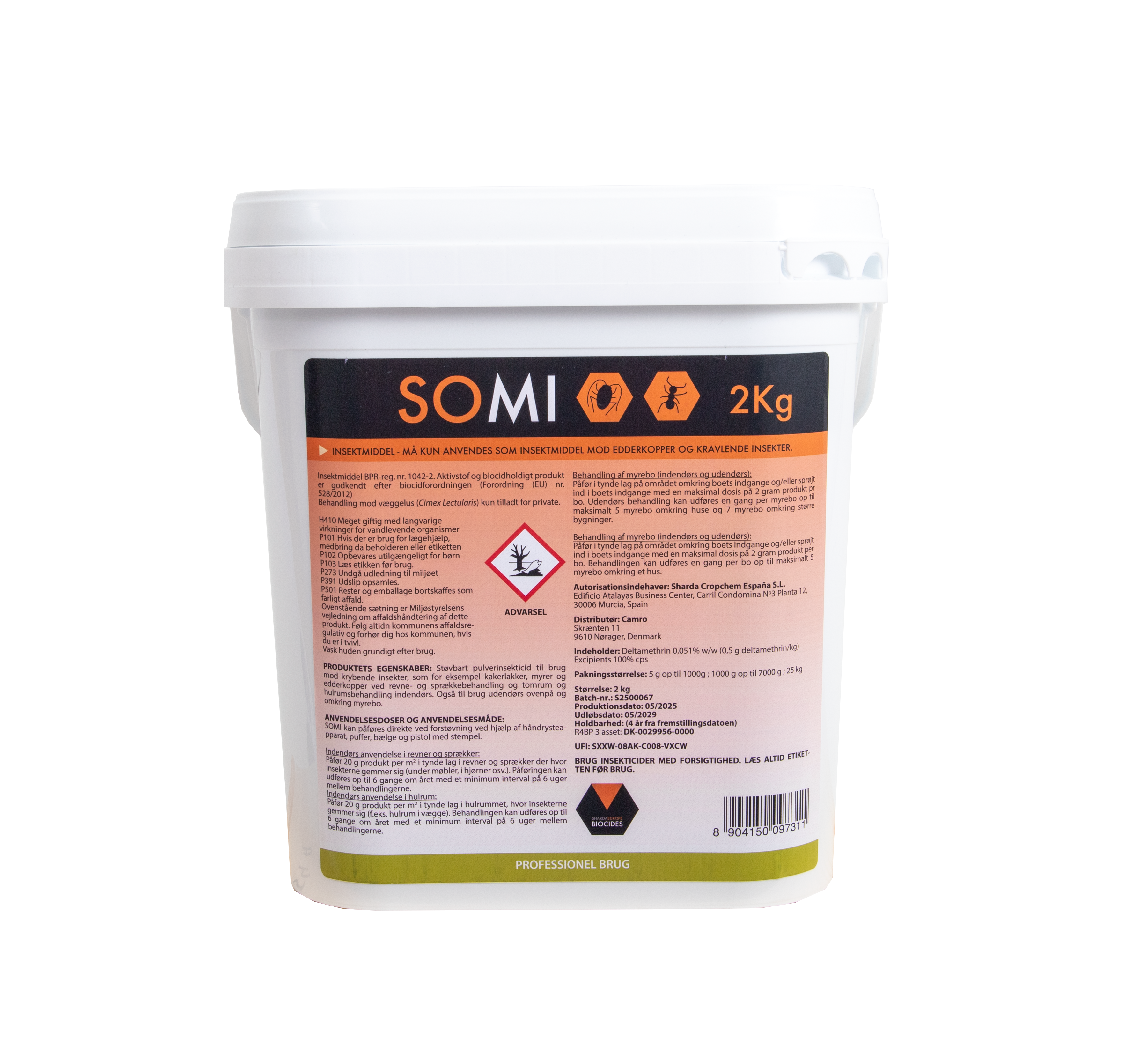 SOMI insektmiddel, 2 kg. (DK)