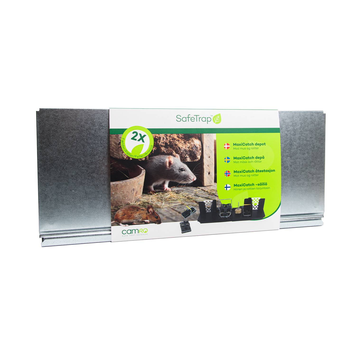 SafeTrap MaxiCatch against mice and rats SafeTrap MaxiCatch against mice and rats