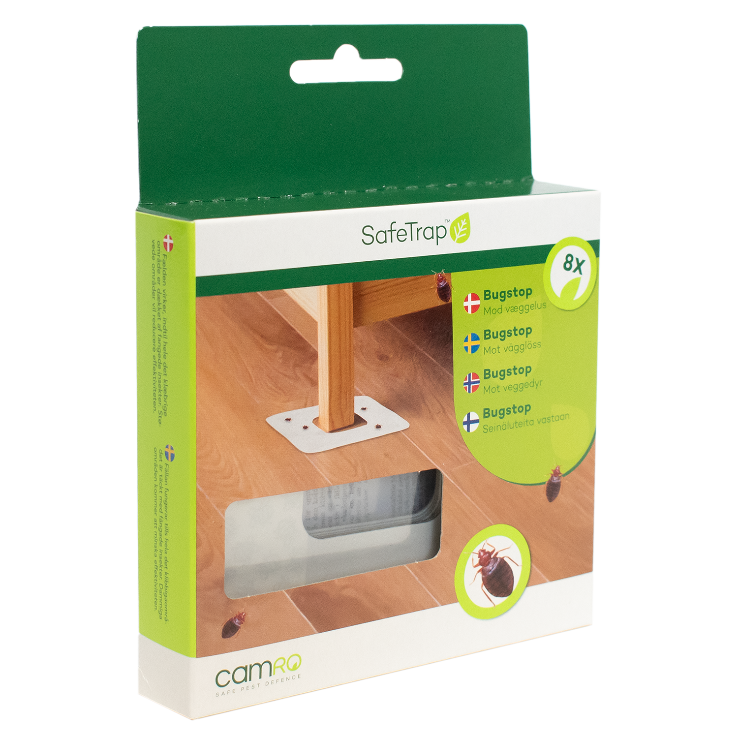 SafeTrap BugStop detection trap Against bed bugs (x8) SafeTrap BugStop detection trap Against bed bugs (x8)