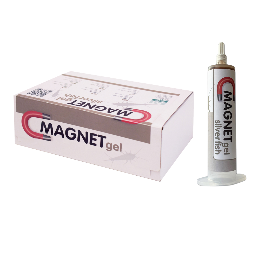MAGNET Gel Silverfish monitoreringsgel og fælde, 2 x 30g gel & 80 fælder
