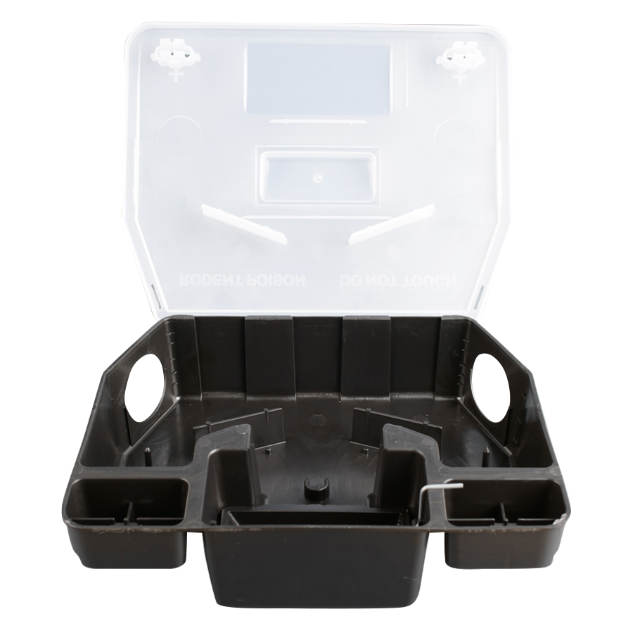 Depot mod Rotter, sort med transparent låg Depot mod Rotter, sort med transparent låg