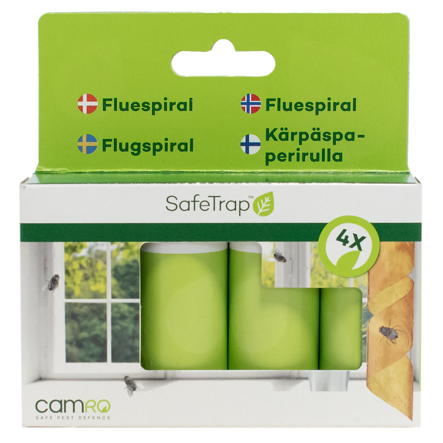 SafeTrap Fluespiral Mod Fluer (x4) SafeTrap Fluespiral Mod Fluer (x4)