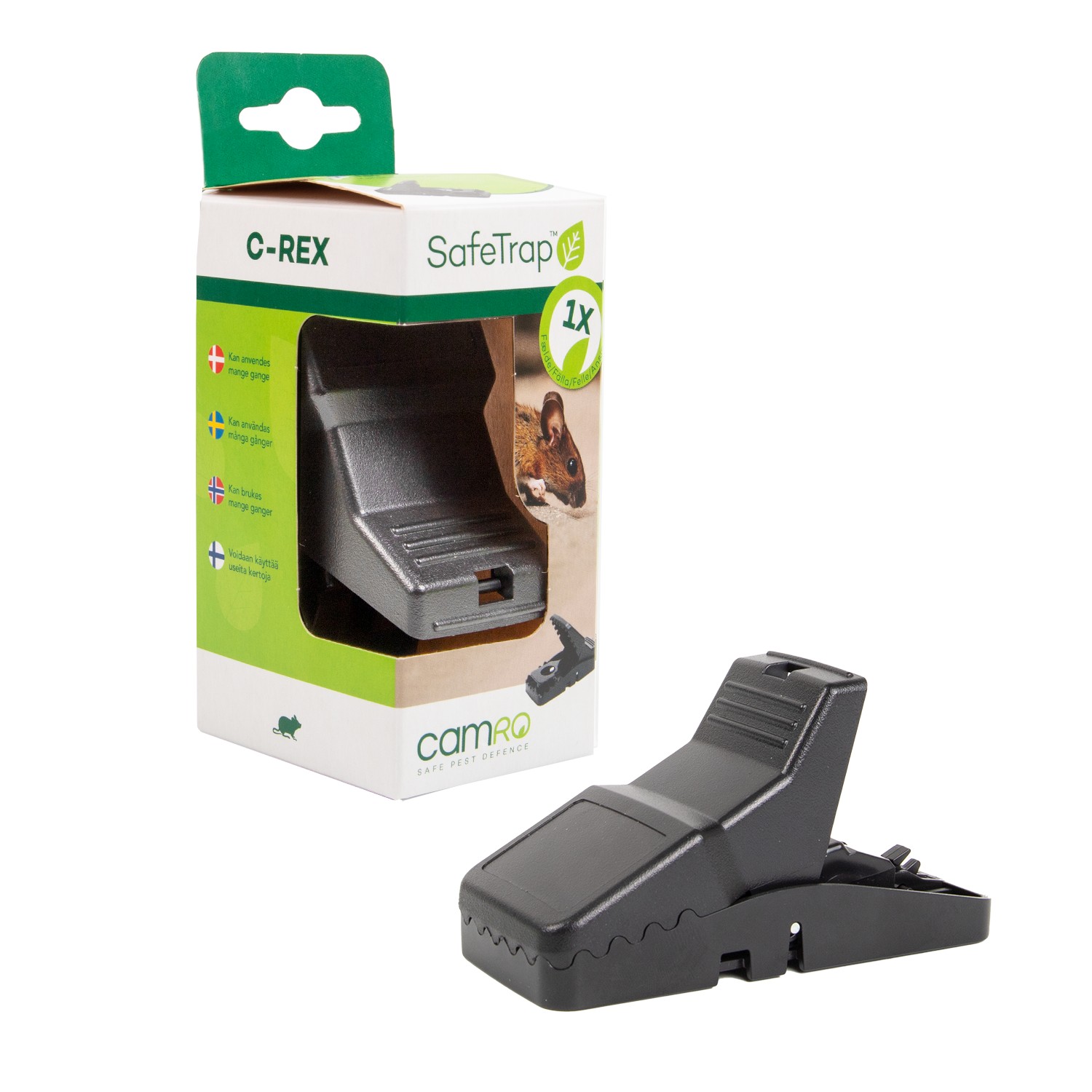 SafeTrap Mouse Trap C-REX Snap Trap against Mice SafeTrap Mouse Trap C-REX Snap Trap against Mice