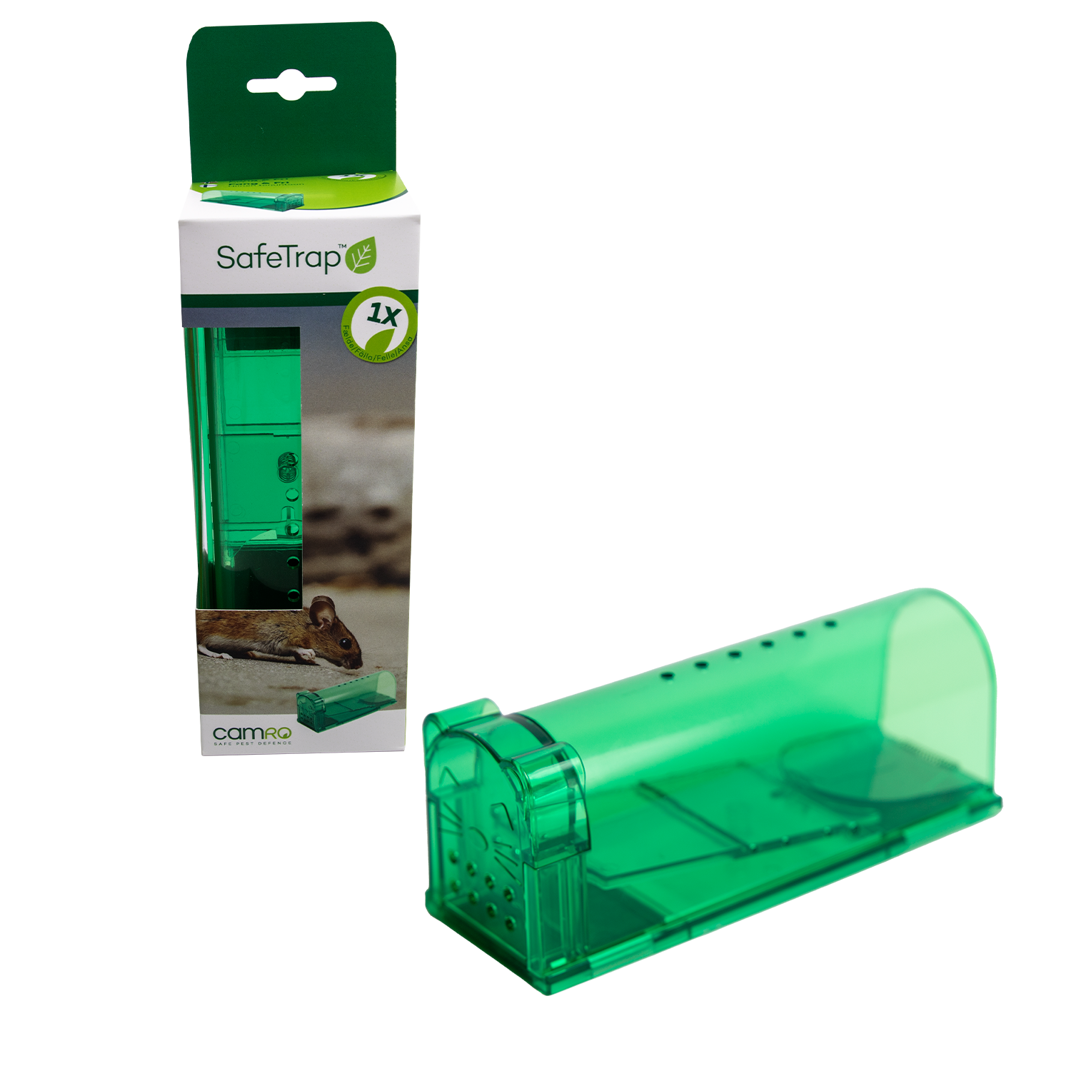 SafeTrap Fang & Fri livecatch trap against Mice SafeTrap Fang & Fri livecatch trap against Mice